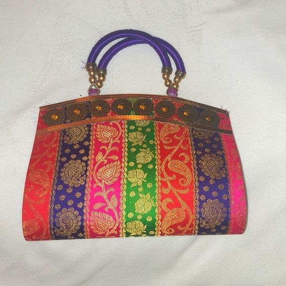Handbags - Ethnic Colorful Printed Purse